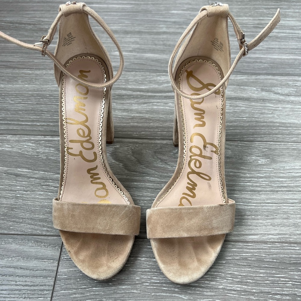 SAM EDELMAN SUEDE HEELS size 8.5